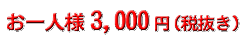 3000円